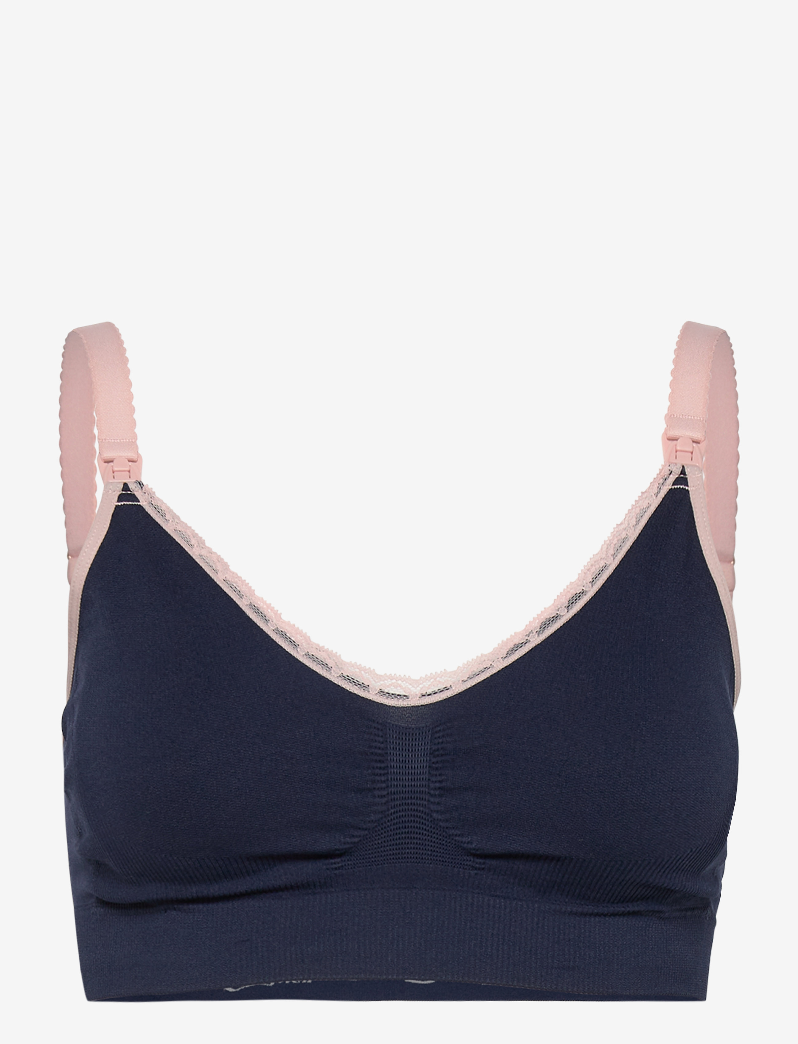 Original Maternity & Nursing Bra - BLUE-PINK LACE