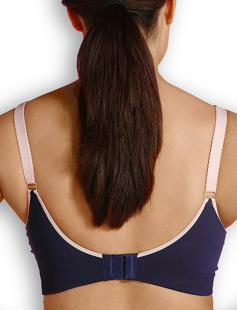 Carriwell - Original Maternity & Nursing Bra - undertøy - blue-pink lace - 4