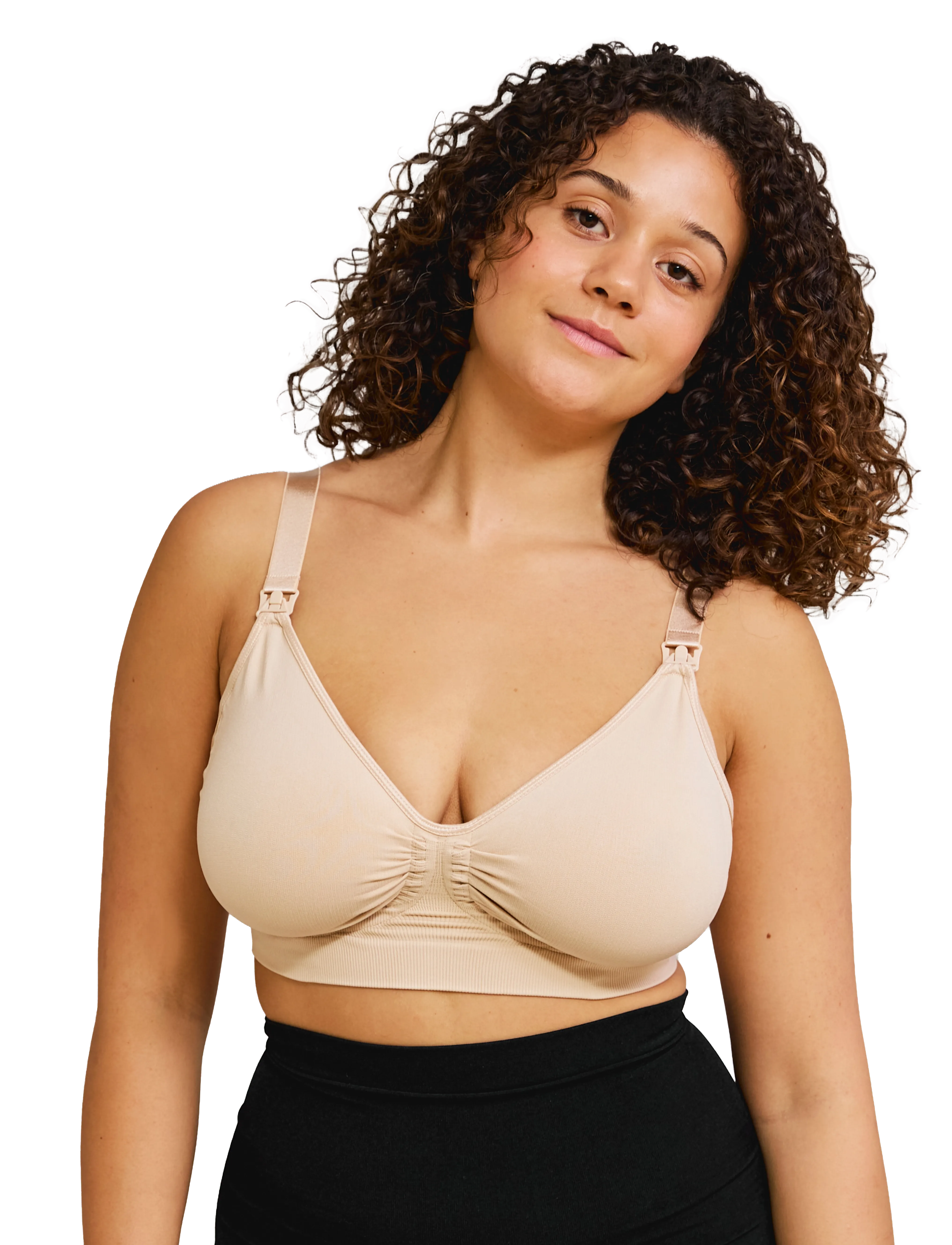 Carriwell Maternity & Nursing Bra With Carri-Gel Support, M, Bras Oberteile, Beige - Bras, Frauen