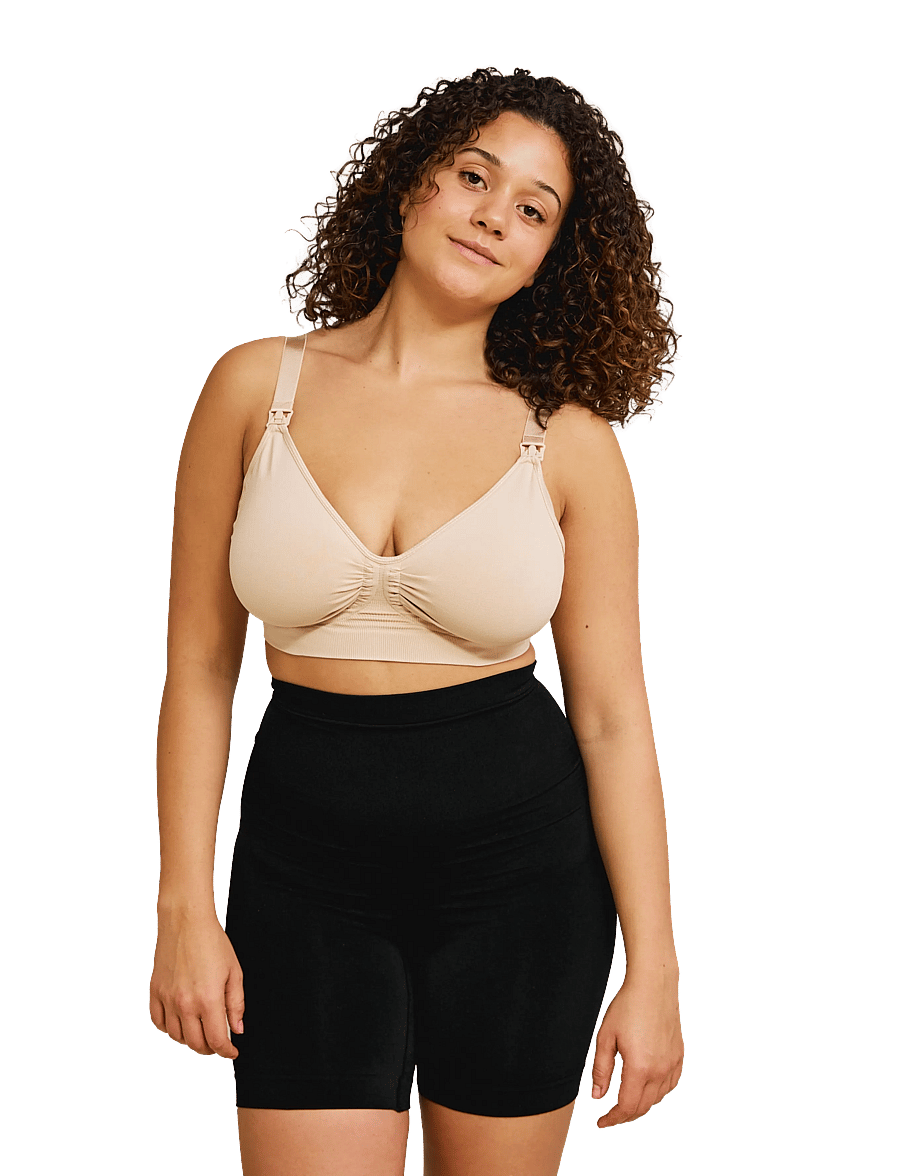 Carriwell - Maternity & Nursing Bra with Carri-Gel support - imetamisrinnahoidjad - honey - 4