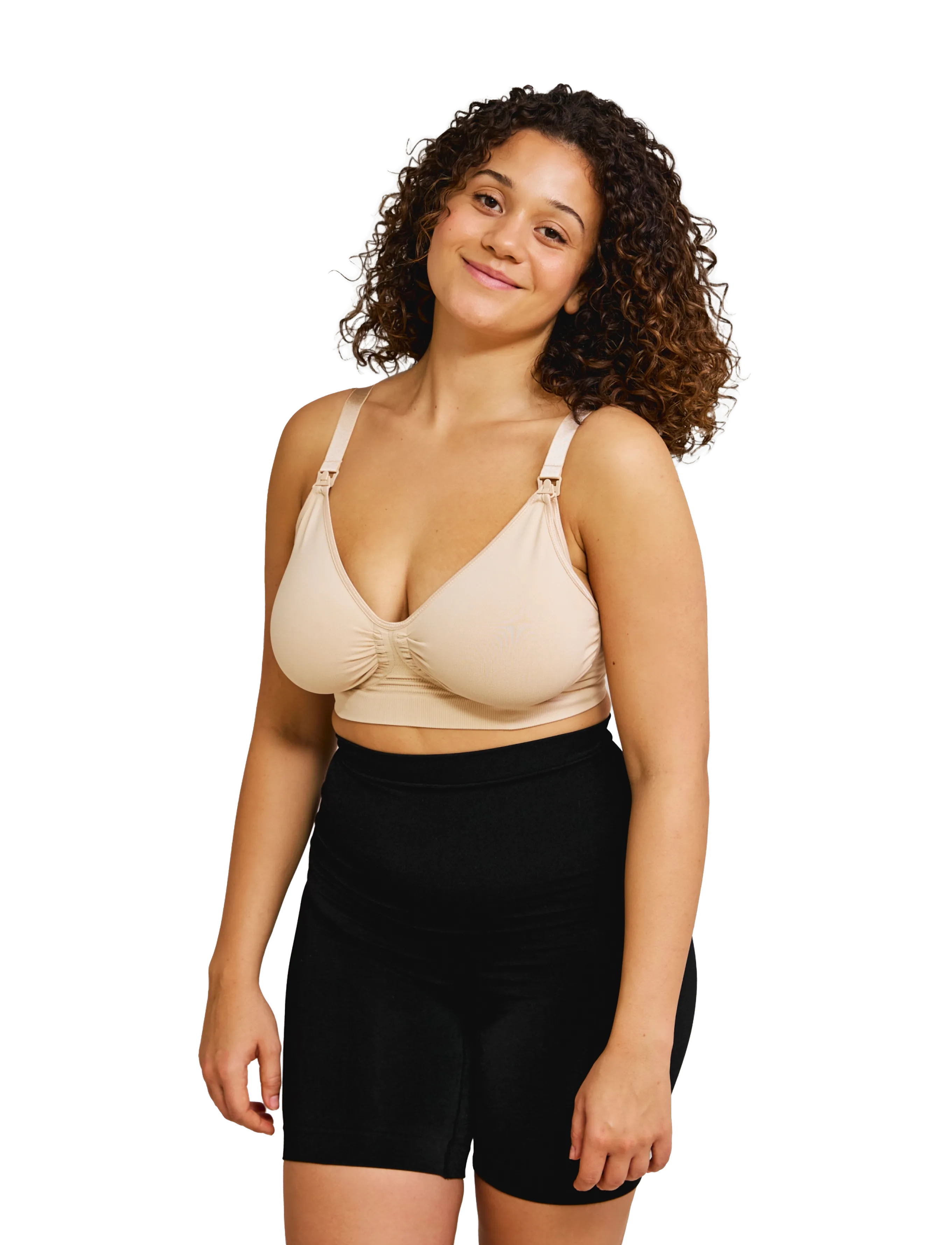 Carriwell - Maternity & Nursing Bra with Carri-Gel support - imetamisrinnahoidjad - honey - 5