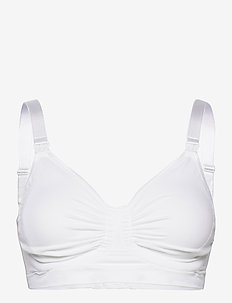Maternity & Nursing Bra with Carri-Gel support - amnings-bh:ar - white, Carriwell