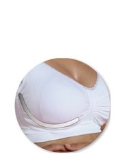 Carriwell - Maternity & Nursing Bra with Carri-Gel support - nursing bras - white - 18