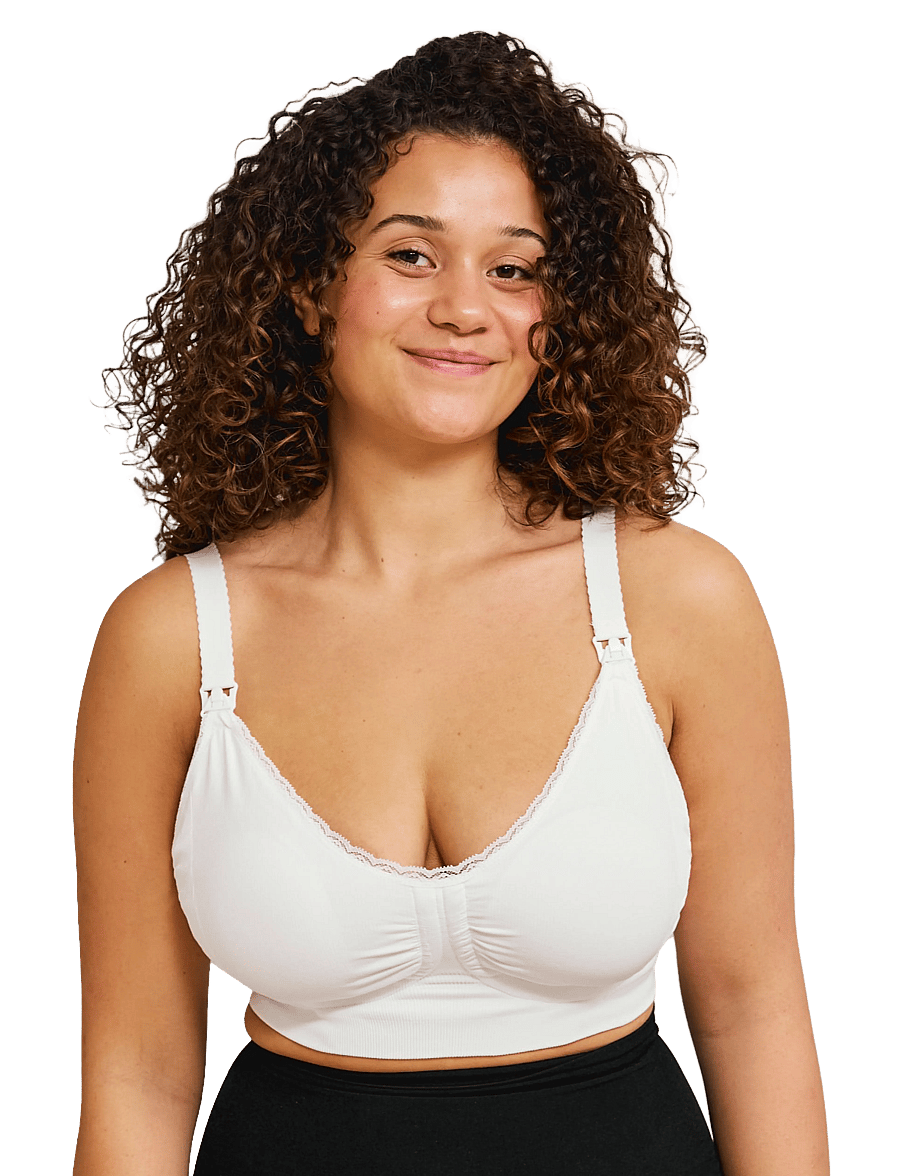 Carriwell - Maternity & Nursing Bra with Carri-Gel support - undertøj - white - 3