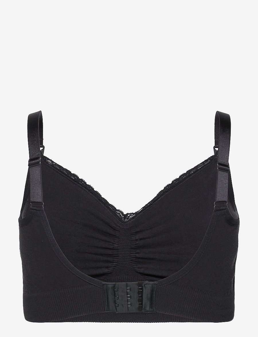 Carriwell - Organic Maternity & Nursing Bra - nærföt - black - 2