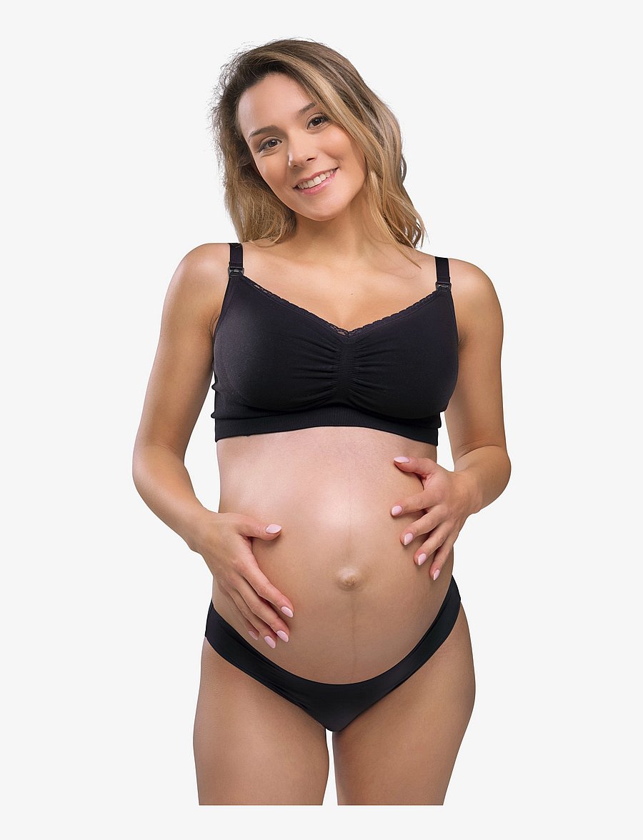 Carriwell - Organic Maternity & Nursing Bra - nærföt - black - 4
