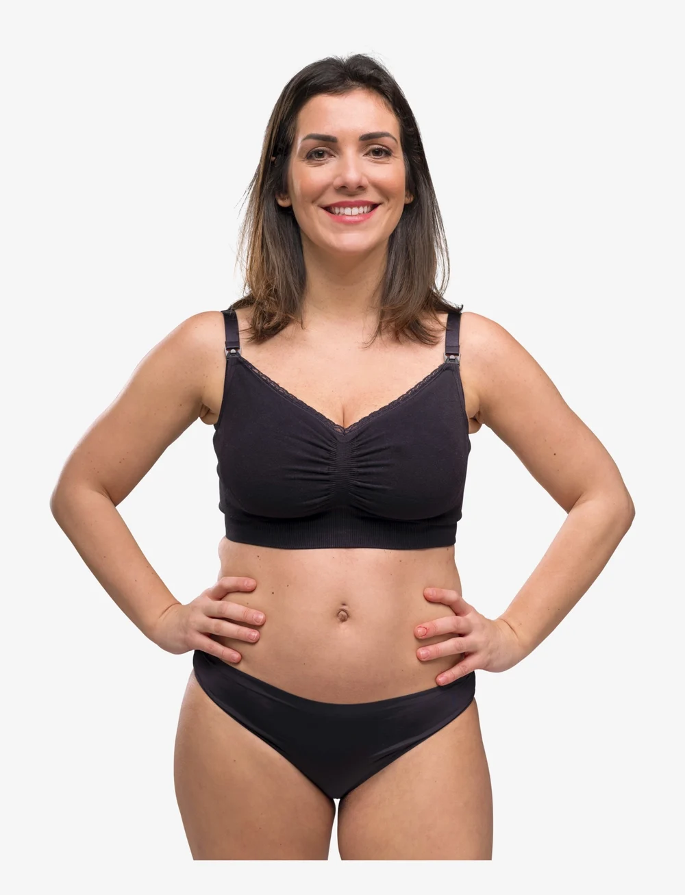 Carriwell - Organic Maternity & Nursing Bra - pesu ja aluspesu - black - 5