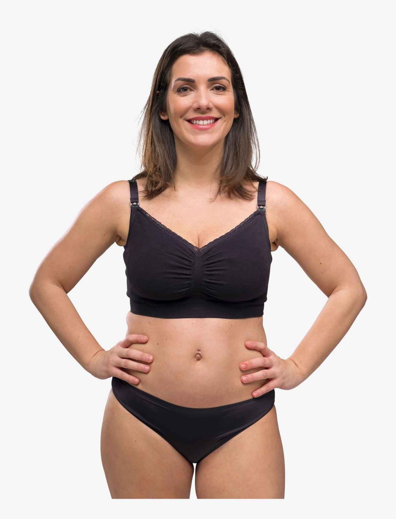 Carriwell - Organic Maternity & Nursing Bra - lingerie - black - 5