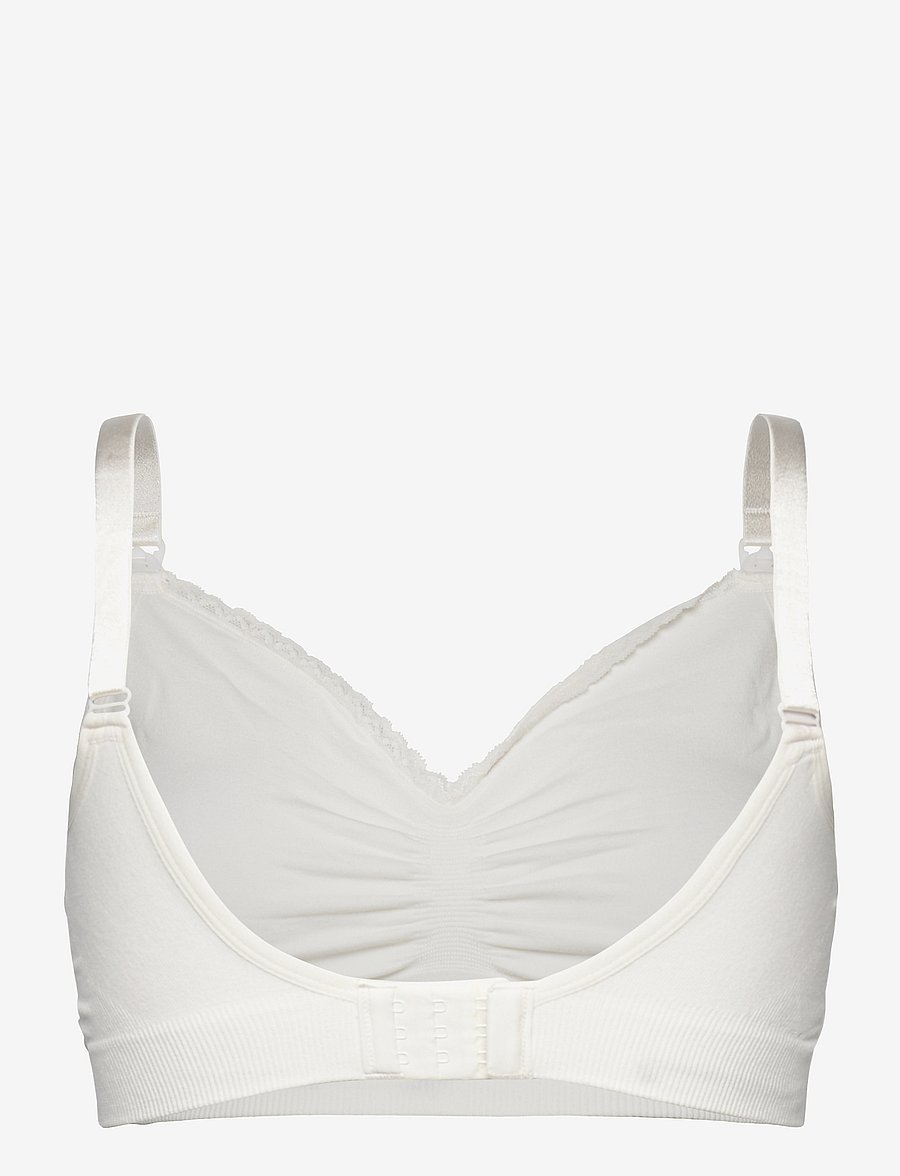 Carriwell - Organic Maternity & Nursing Bra - nærföt - white - 2