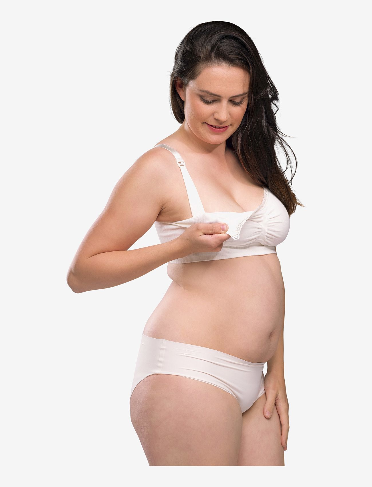 Carriwell - Organic Maternity & Nursing Bra - undertøj - white - 4