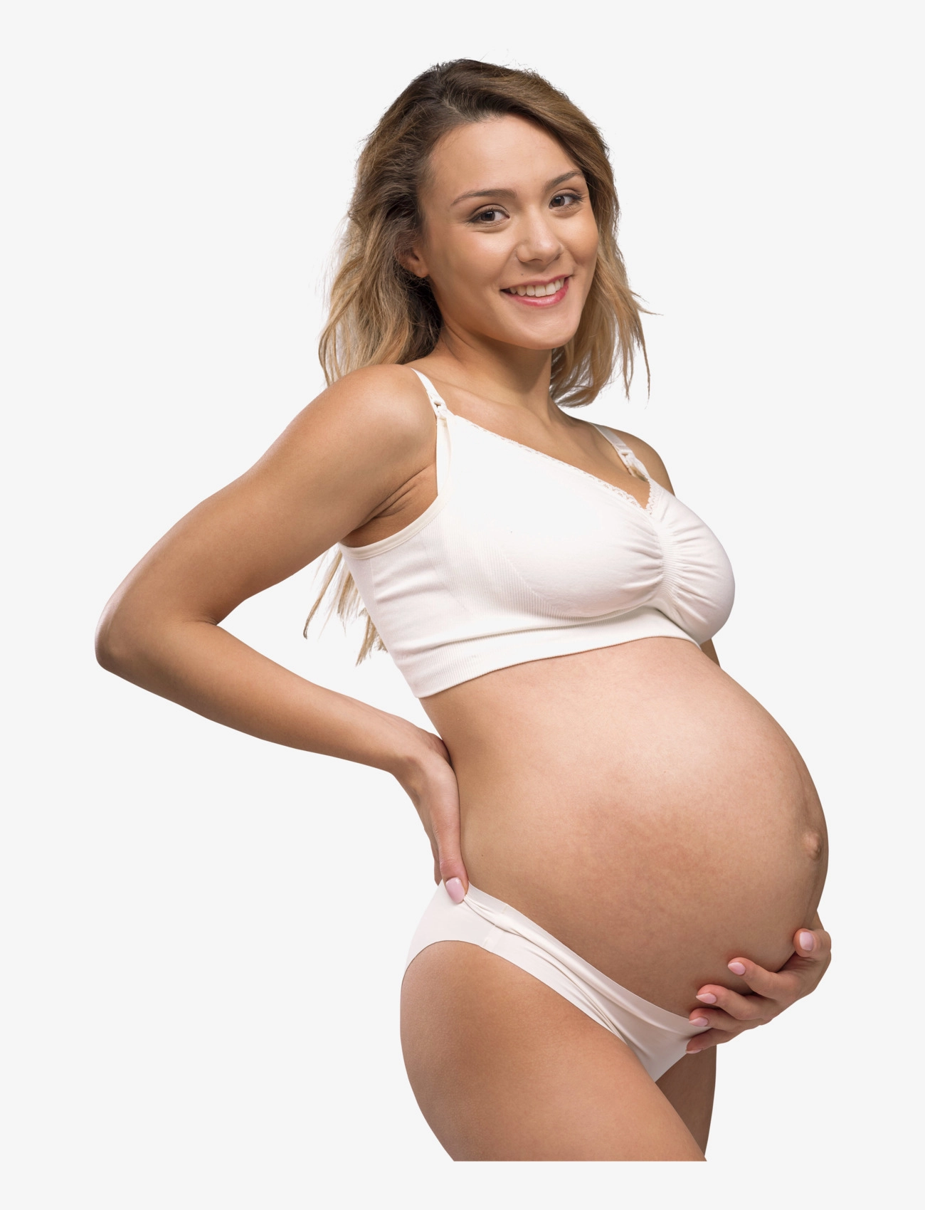 Carriwell - Organic Maternity & Nursing Bra - nærföt - white - 5