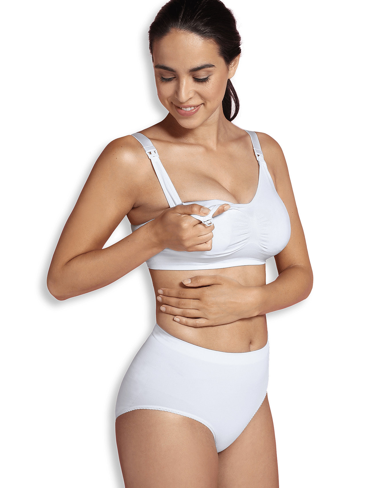 Carriwell - Padded Maternity & Nursing Bra - unterwäsche - white - 5