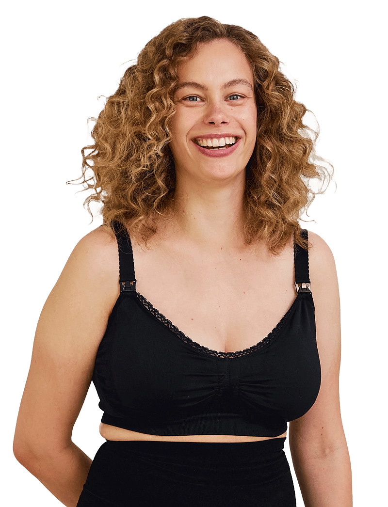 Carriwell - Maternity & Nursing Bra + Padded Carri-Gel support - undertøj - black - 0