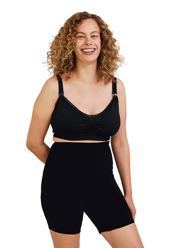 Carriwell - Maternity & Nursing Bra + Padded Carri-Gel support - undertøj - black - 4