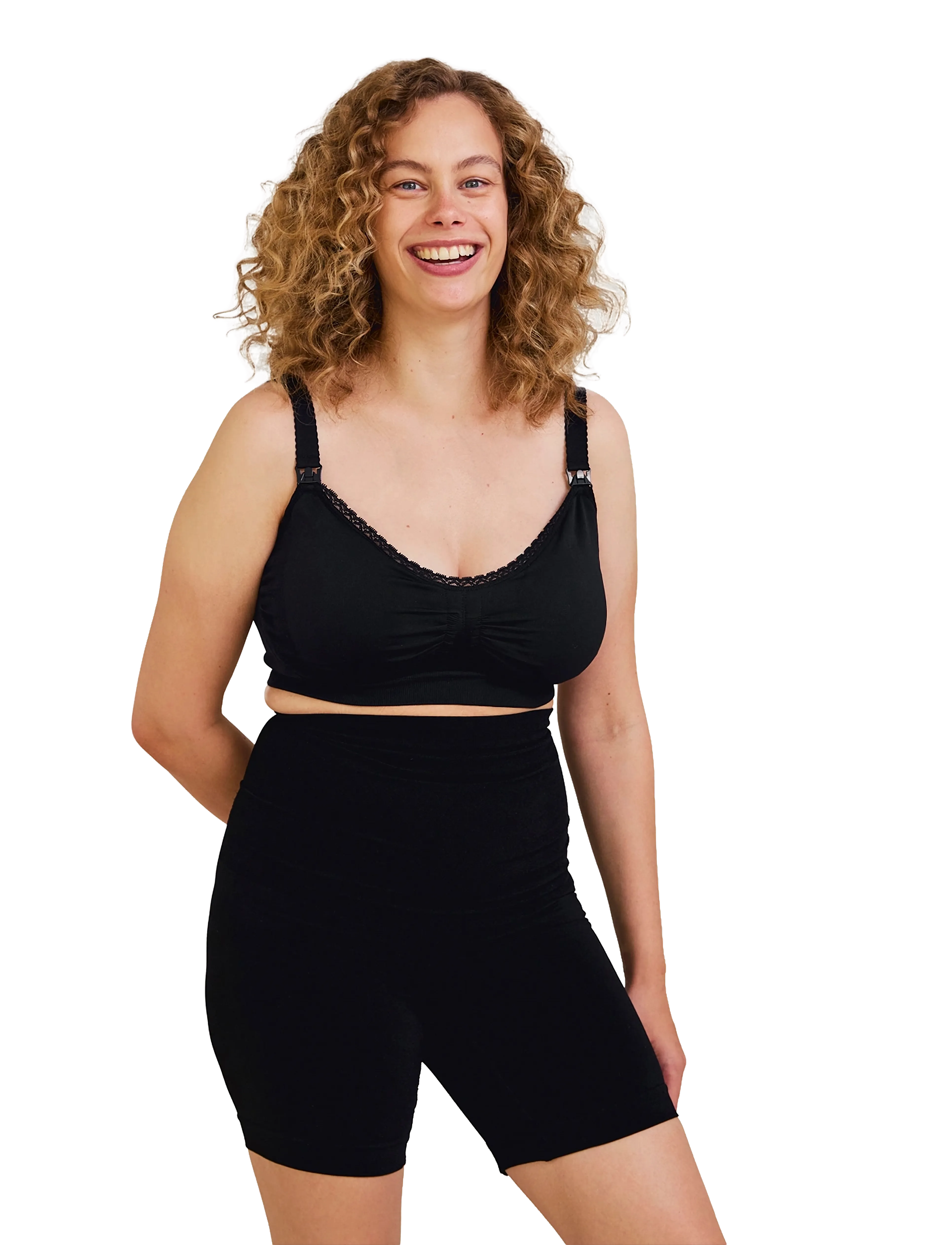 Carriwell - Maternity & Nursing Bra + Padded Carri-Gel support - lingerie - black - 4