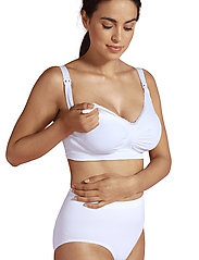 Carriwell - Maternity & Nursing Bra + Padded Carri-Gel support - laveste priser - white - 2