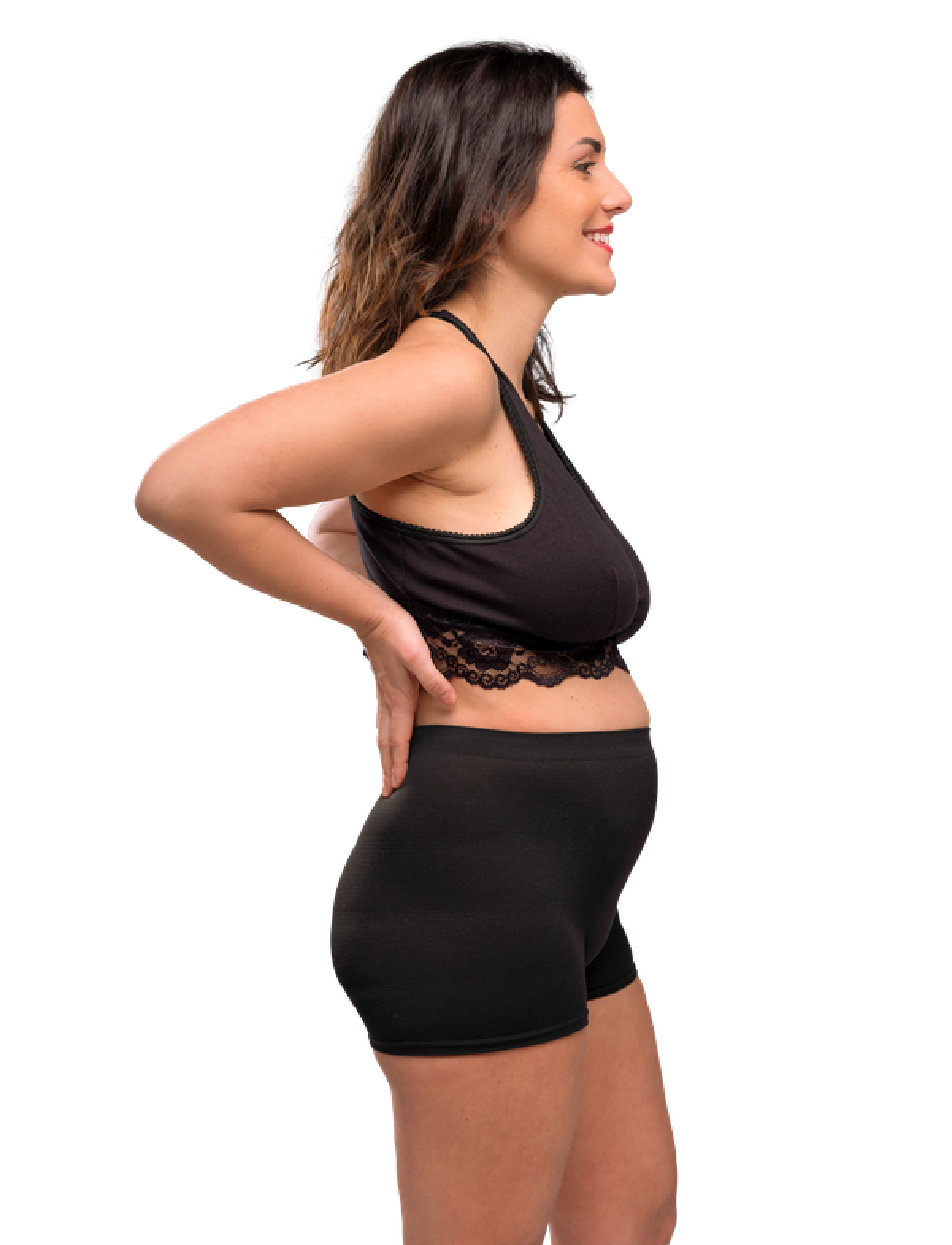 Carriwell - 7120 - hipster & boyshorts - black - 3