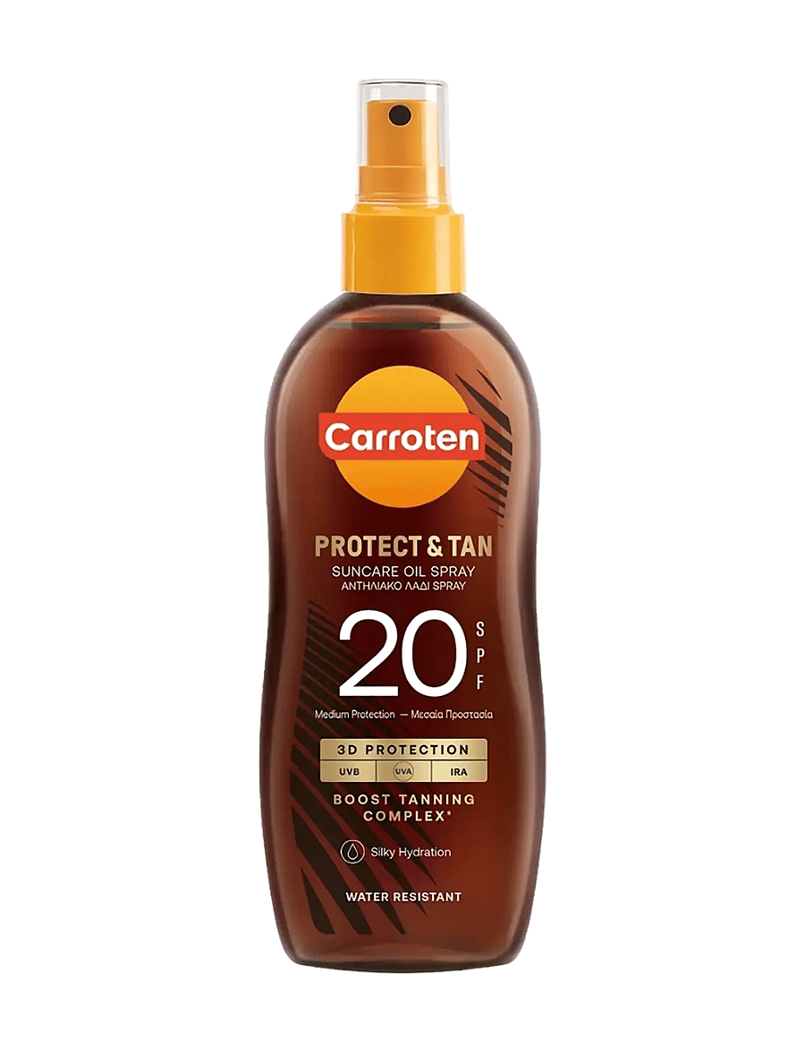 Carroten - Protect & Tan Body Oil SPF 20 - for kroppen - not applicable - 0
