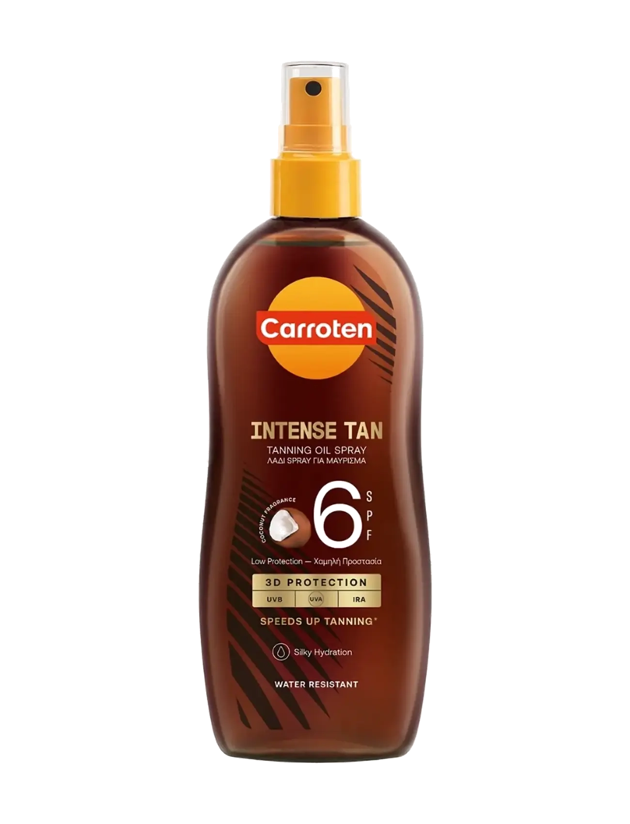 Carroten Intense Tan Oil Spf 6, 200 ml, Nude, Solpleje > Krop, Dame