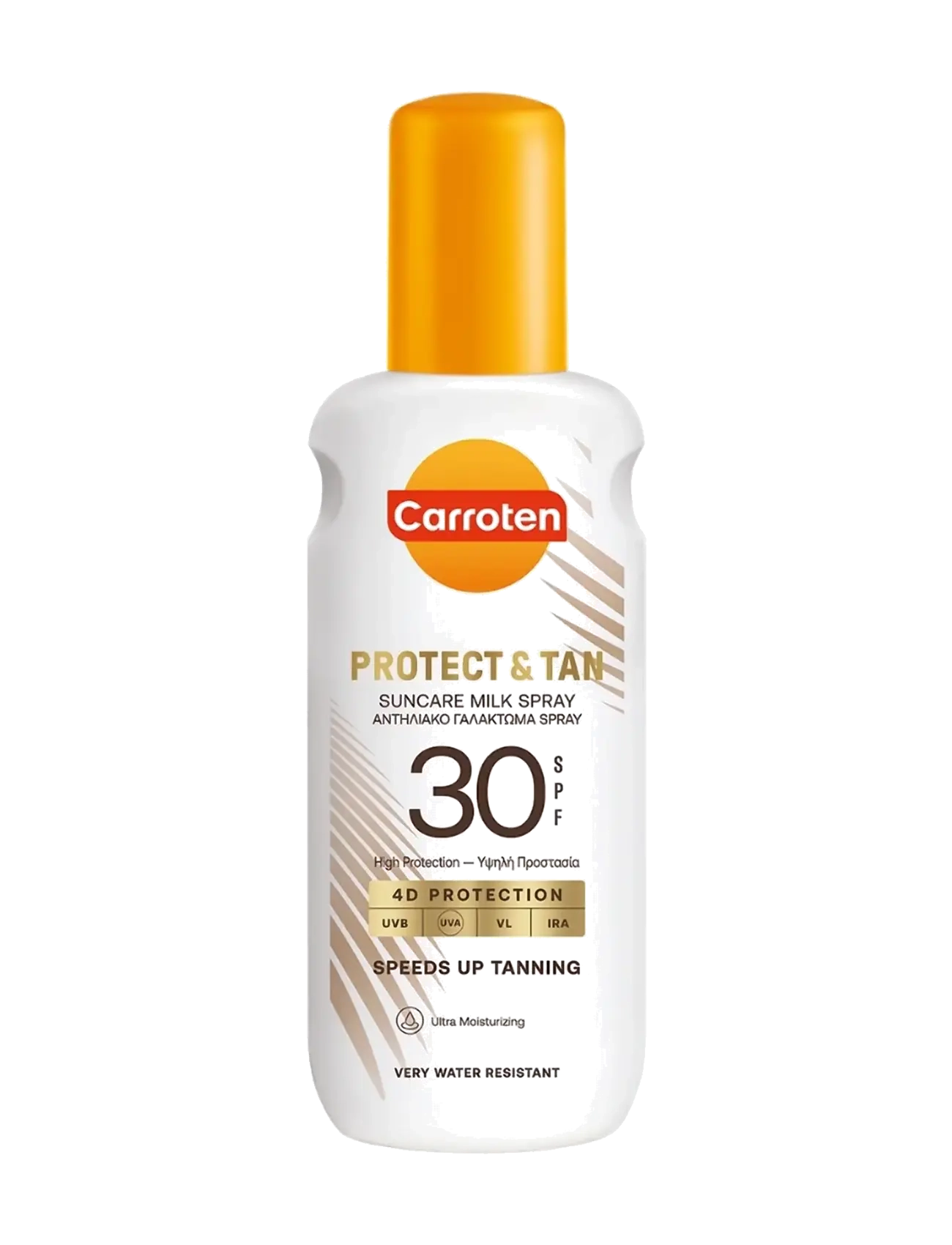 Carroten Protect & Tan Milk Spray Spf 30, 200 ml, Nude, Solpleje > Krop, Dame