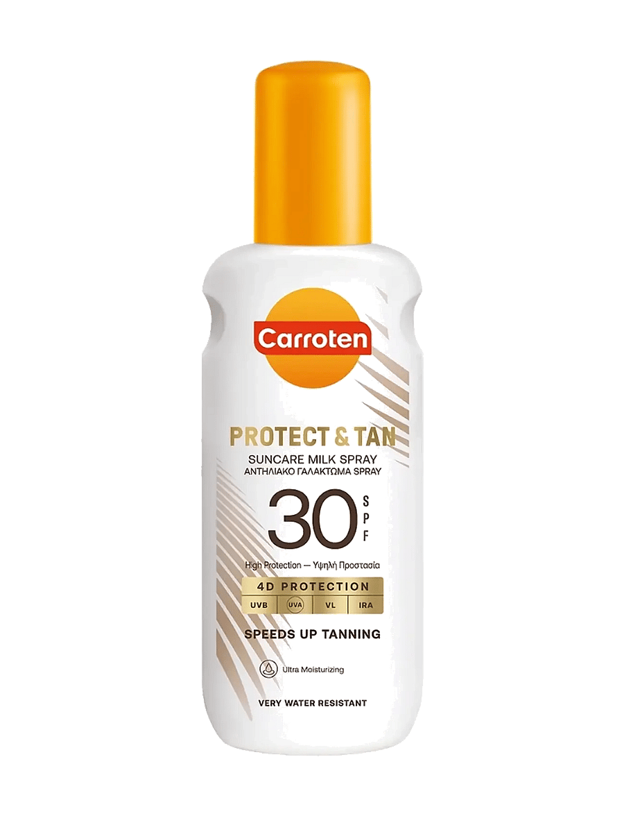 Carroten - Protect & Tan Milk Spray SPF 30 - for kroppen - not applicable - 0