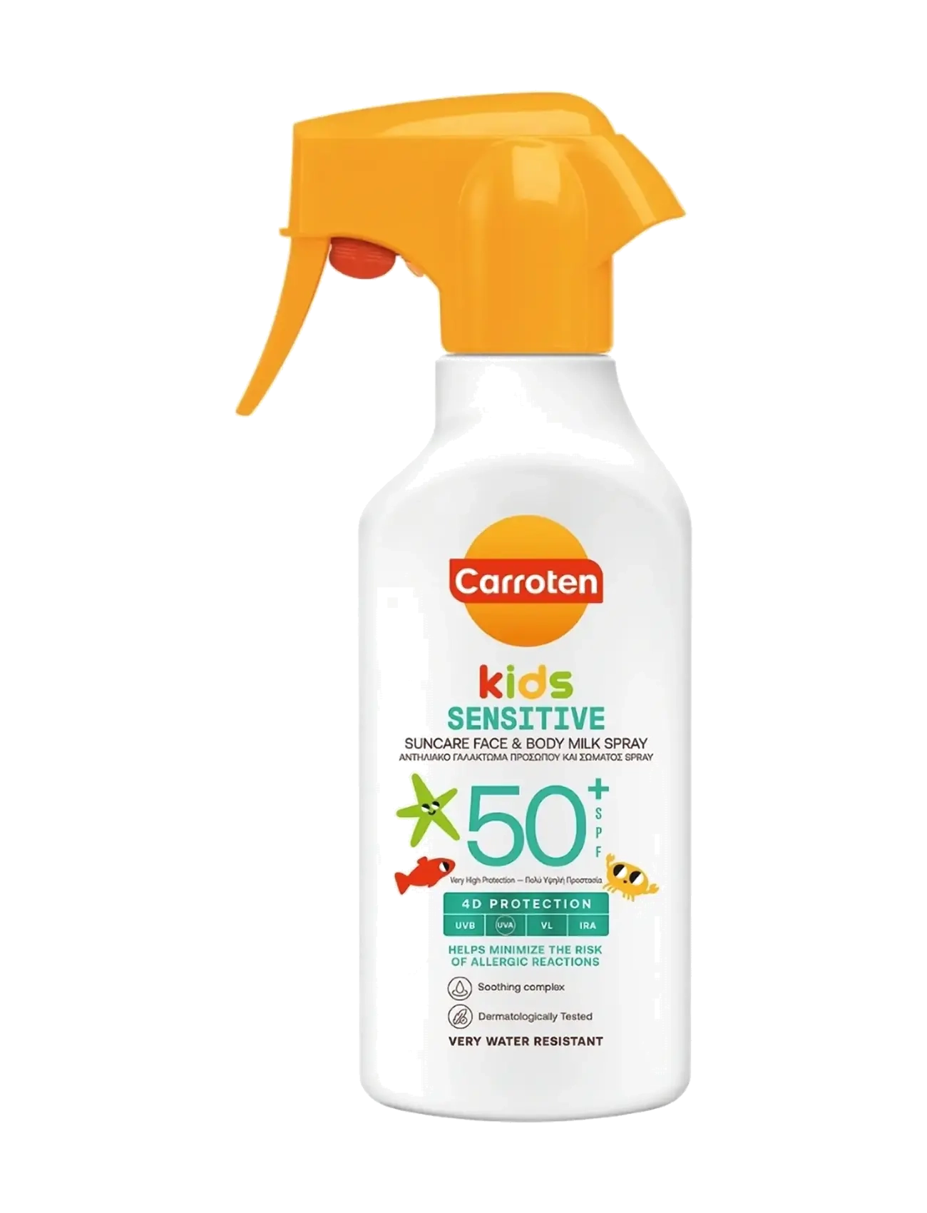 Carroten Kids Sensitive Milk Trigger SPF 50+ - Til børnene - NOT APPLICABLE / white