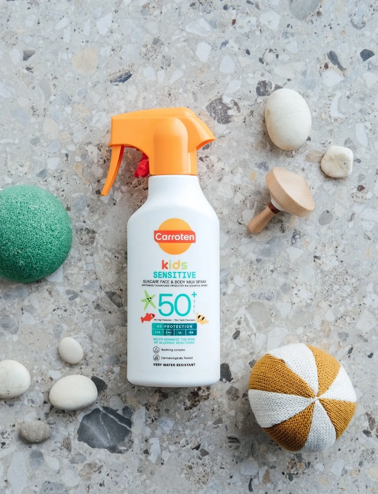 Carroten Kids Sensitive Milk Trigger Spf 50+, 270 ml, Nude, Sun Care > Kids, Dame