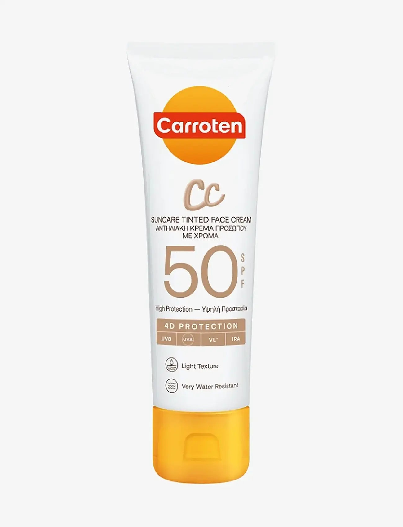 Carroten - CC Face Cream SPF 50 - solcremer til ansigt - not applicable - 0