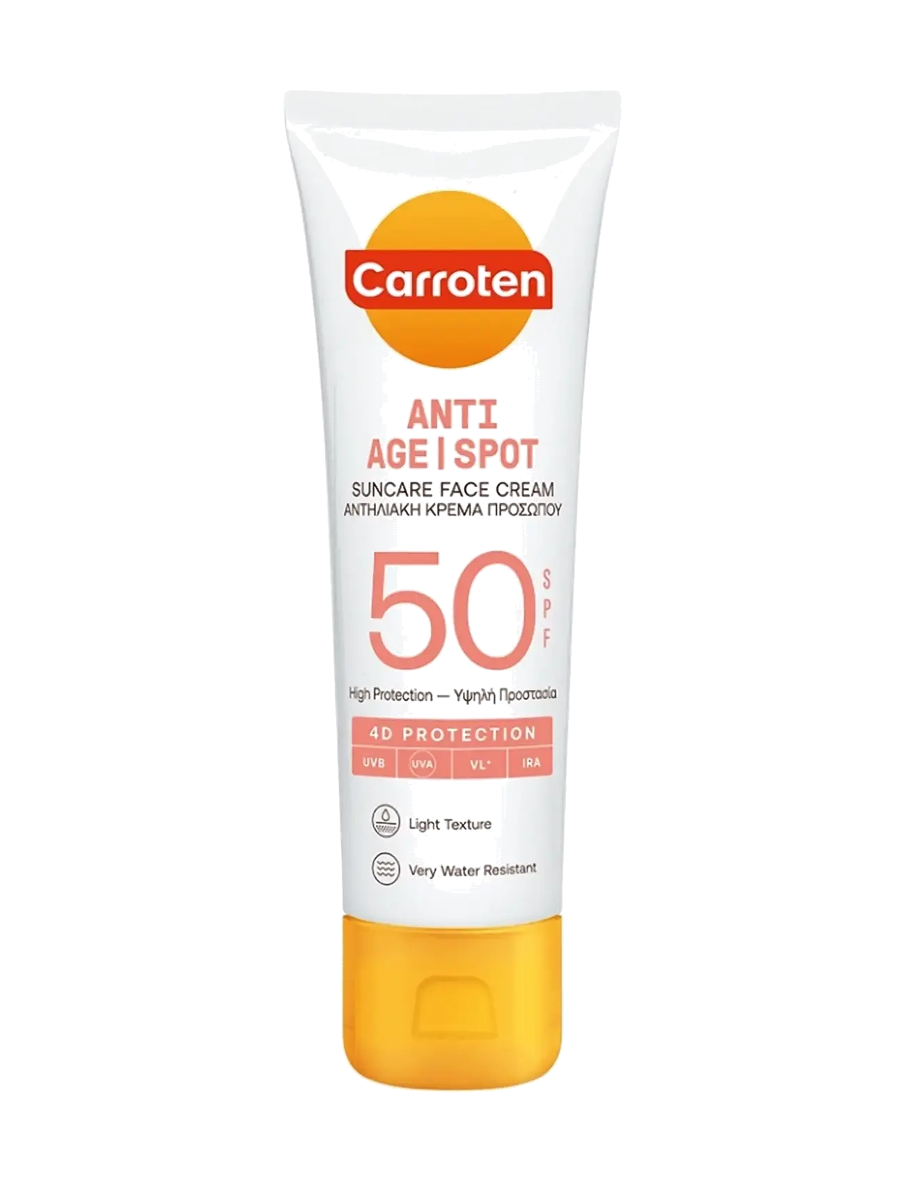 Carroten Antiage & Antispot Face Cream SPF 50 - Nyheder - NOT APPLICABLE / clear
