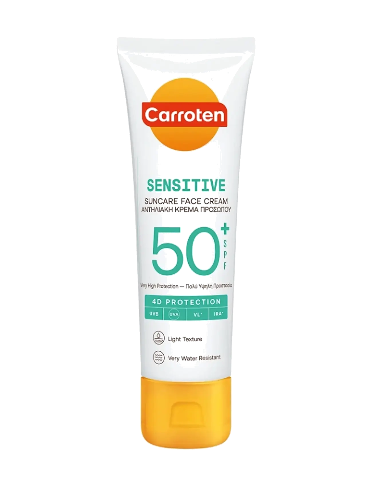 Carroten Sensitiv Face Cream Spf 50, 50 ml, Nude, Solpleje > Ansigt, Dame