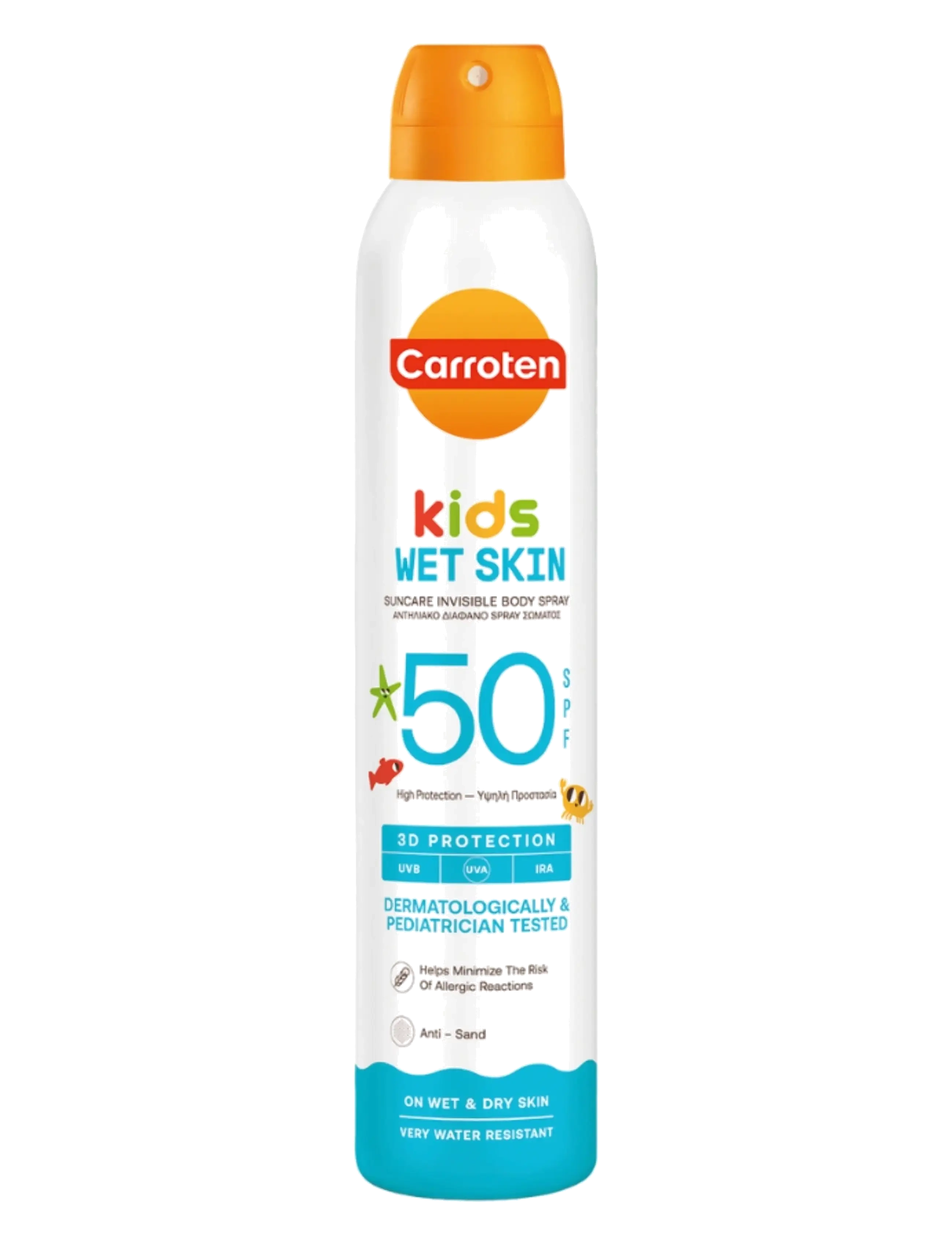Carroten Dry Mist SPF 50 Kids Wet/Dry - Nyheder - NOT APPLICABLE / clear