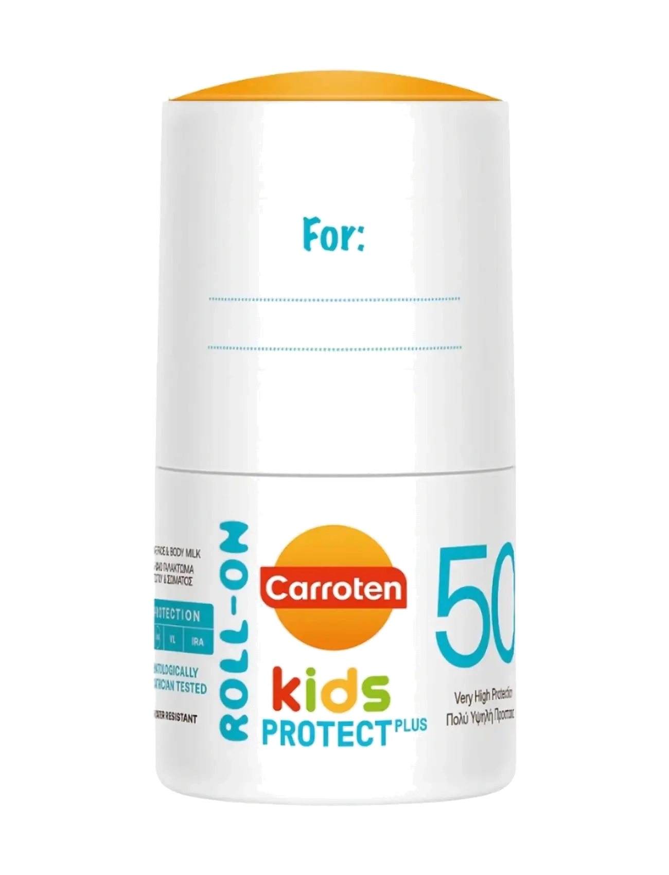 Carroten Roll-On Kids Protect Spf 50+, 50 ml, Nude, Sun Care > Kids, Dame