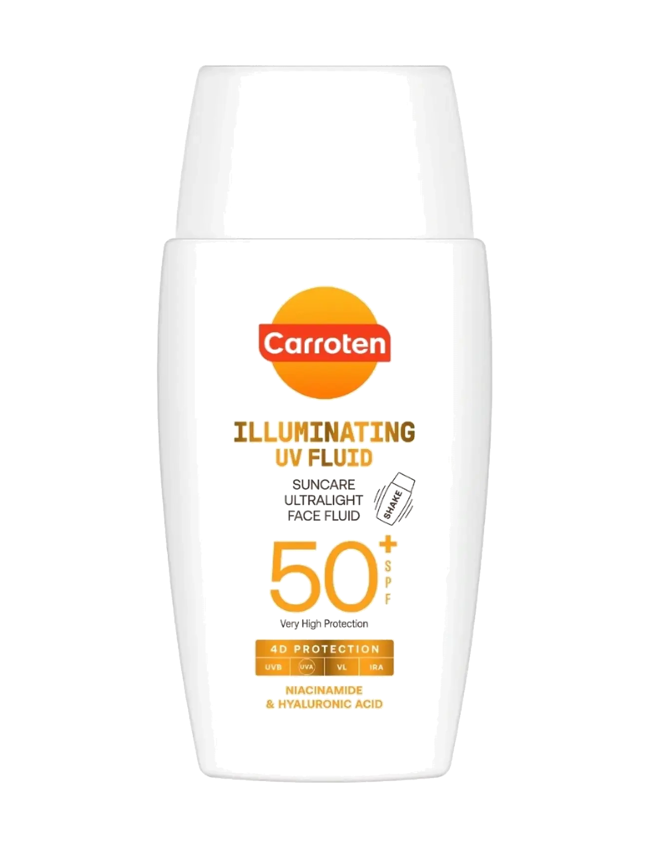 Carroten Illuminating Face Light Fluid Spf 50+, 50 ml, Nude, Solpleje > Ansigt, Dame