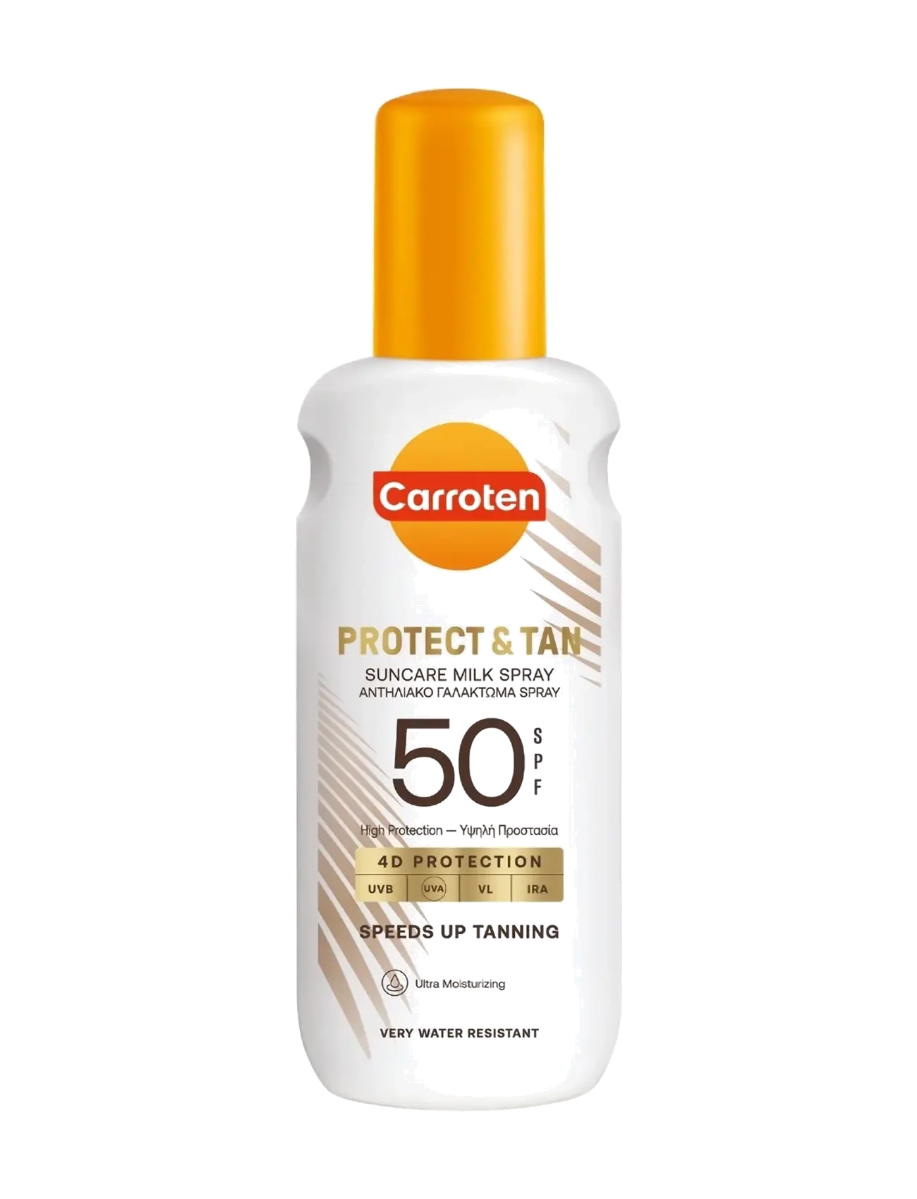 Carroten Protect & Tan Body Milk Spray Spf 50, 150 ml, Nude, Solpleje > Krop, Dame
