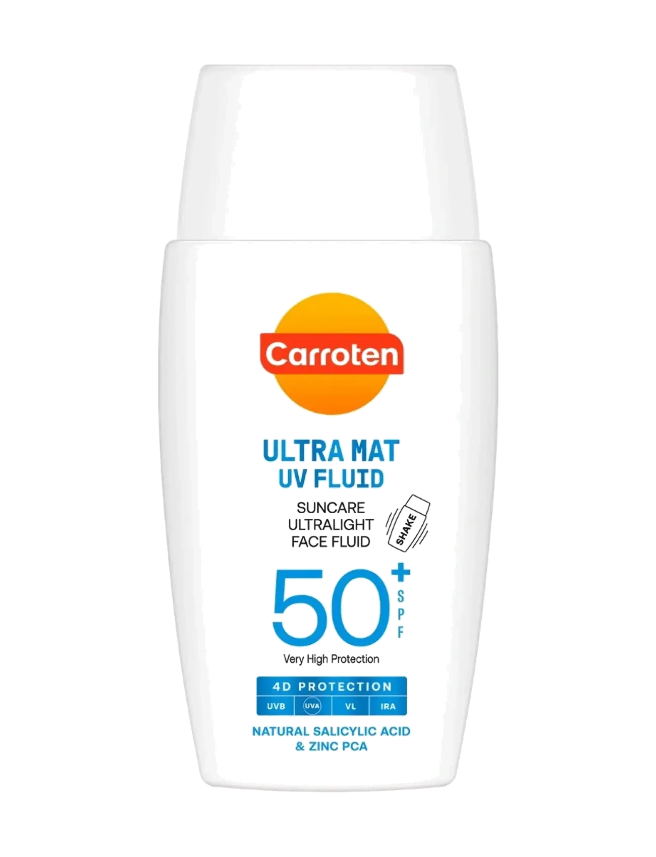 Carroten Ultra Mat Face Fluid Spf 50+, Ansigt, Nude, Str: 50 ML
