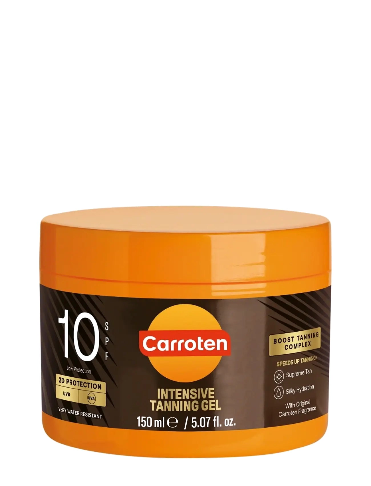 Carroten Intensive Tanning Gel Spf 10, 150 ml, Nude, Solpleje > Krop, Dame