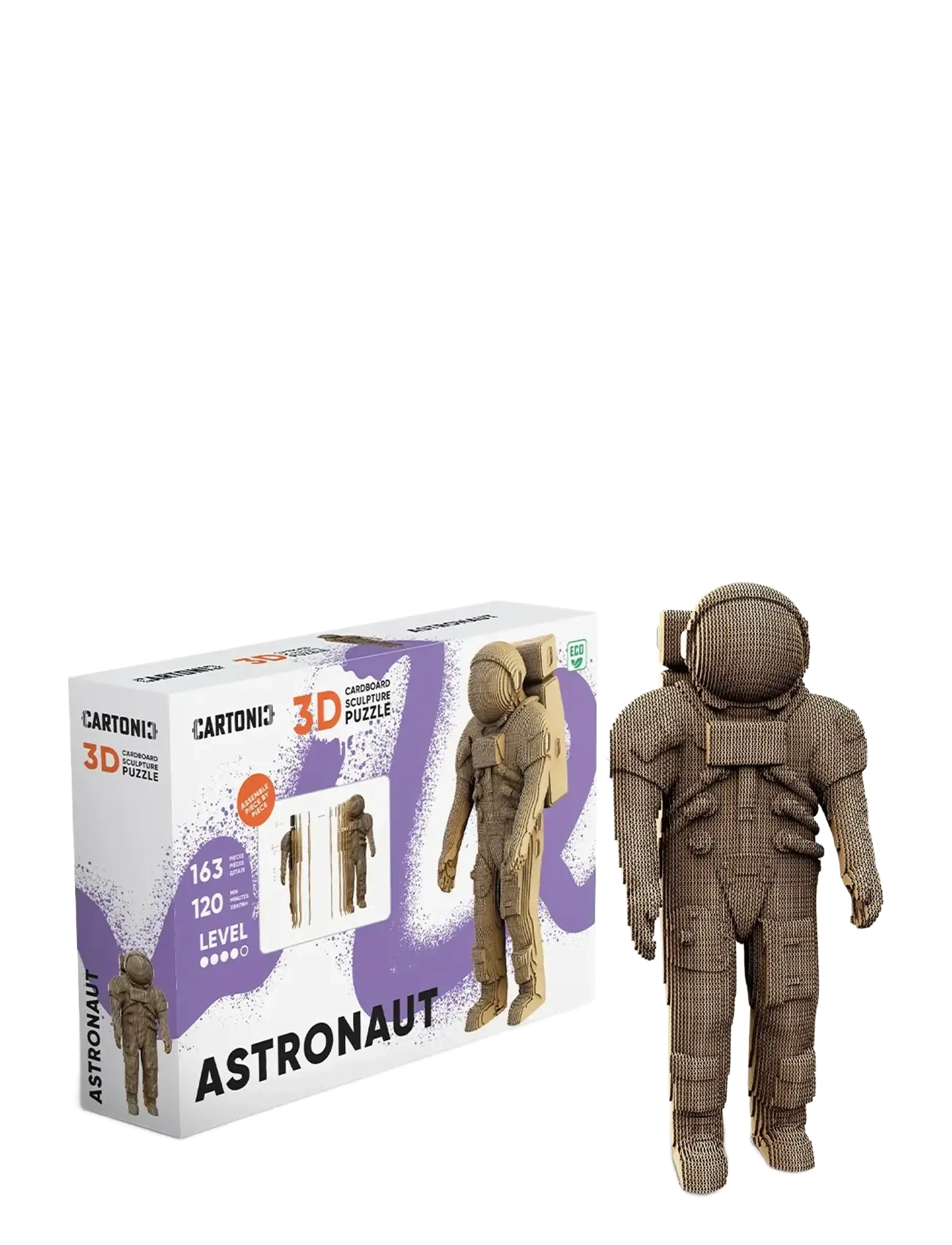 Cartonic Cartonic 3D Puzzle ASTRONAUT - 4 for 3 - BROWN / brown