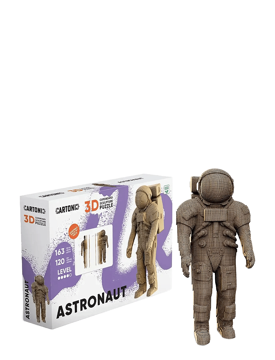 Cartonic - Cartonic 3D Puzzle ASTRONAUT - holzfiguren - brown - 0