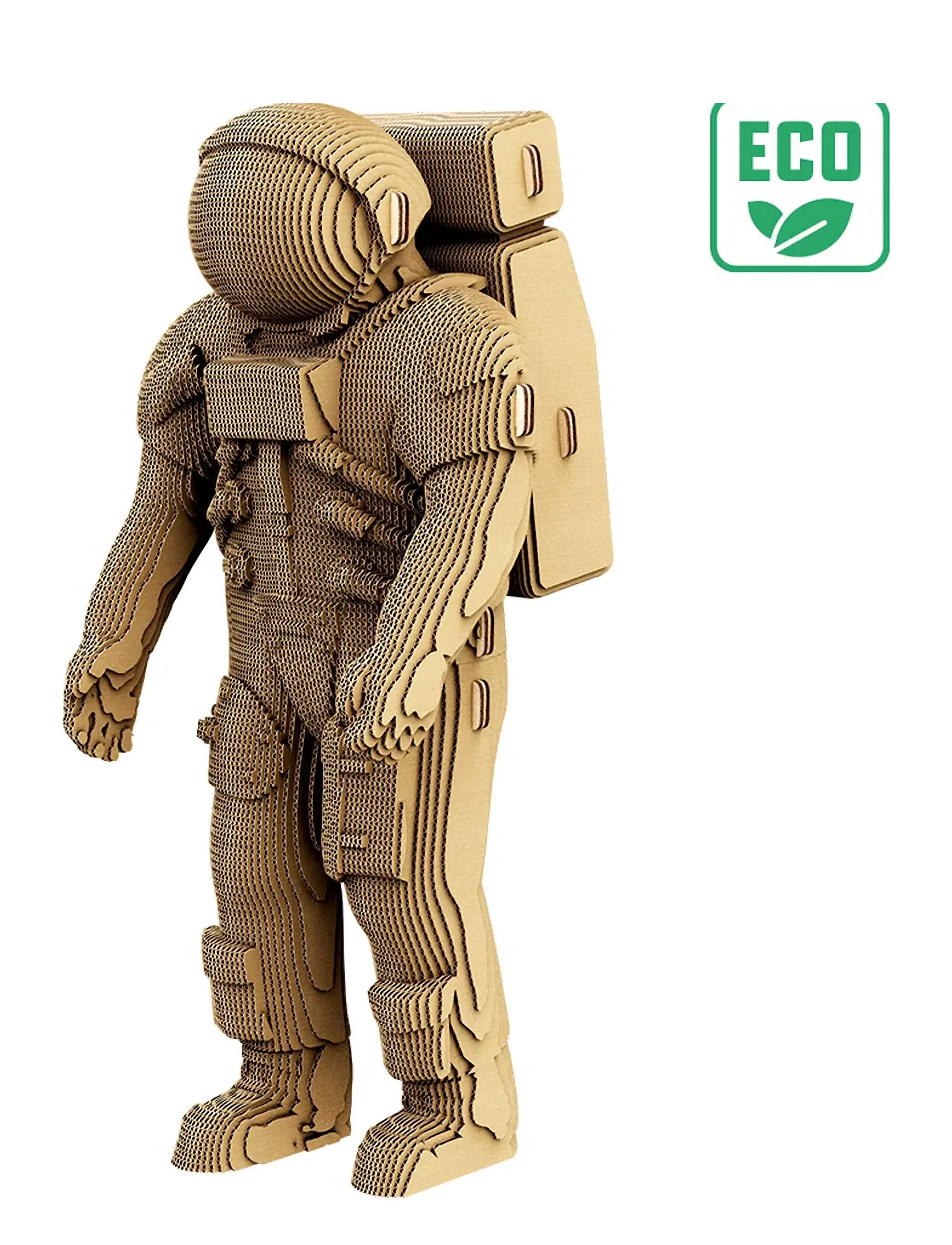 Cartonic - Cartonic 3D Puzzle ASTRONAUT - wooden figures - brown - 3