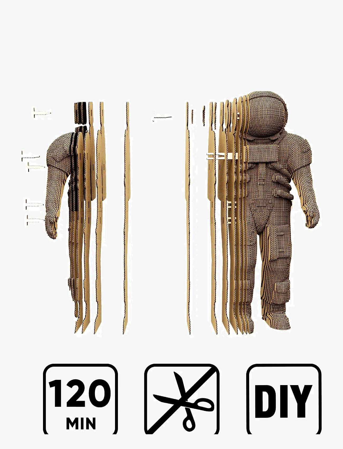 Cartonic - Cartonic 3D Puzzle ASTRONAUT - nach preis einkaufen - brown - 4