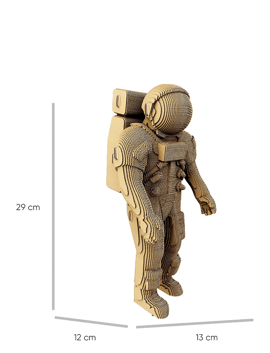 Cartonic - Cartonic 3D Puzzle ASTRONAUT - holzfiguren - brown - 5