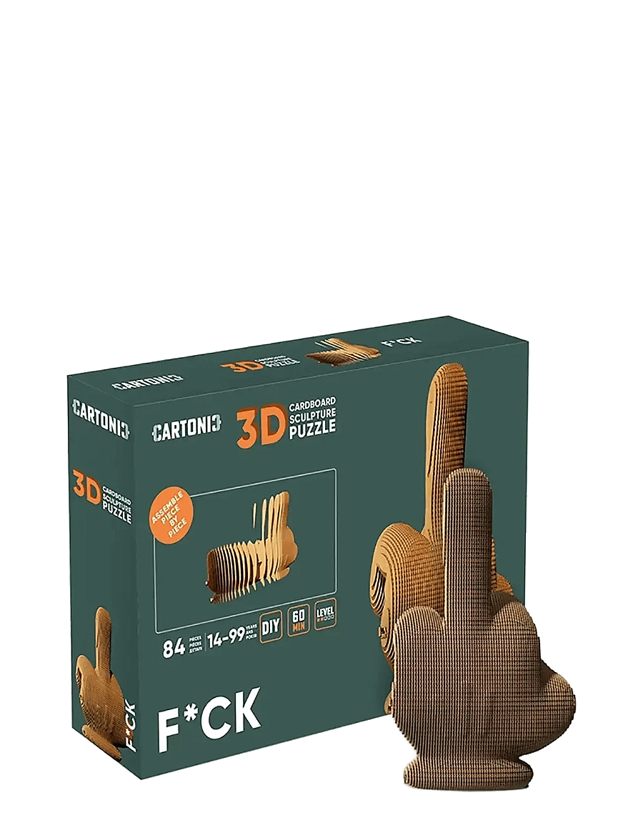 Cartonic - Cartonic 3D Puzzle F*CK - brown - 0
