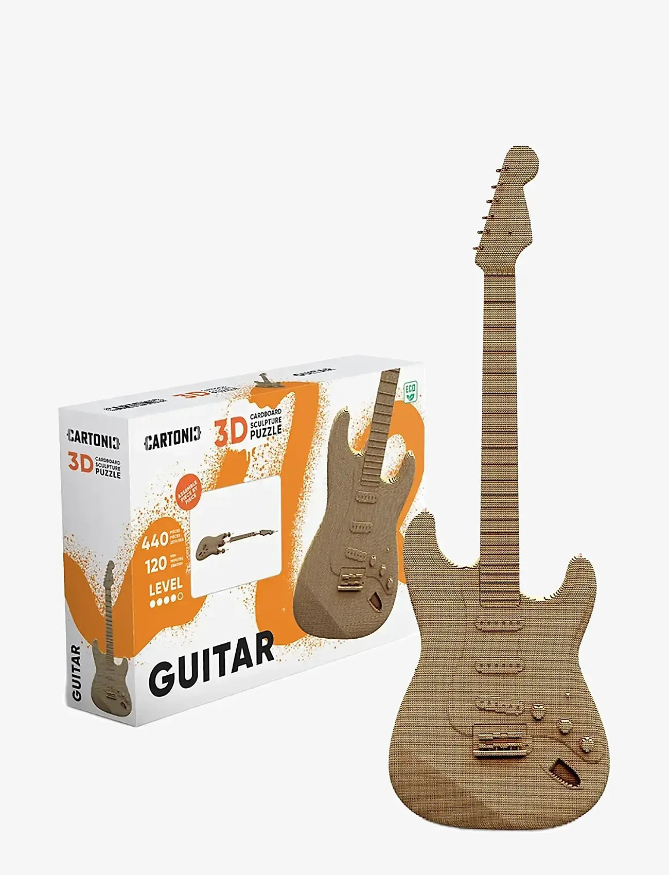 Cartonic - Cartonic 3D Puzzle GUITAR - holzfiguren - brown - 0