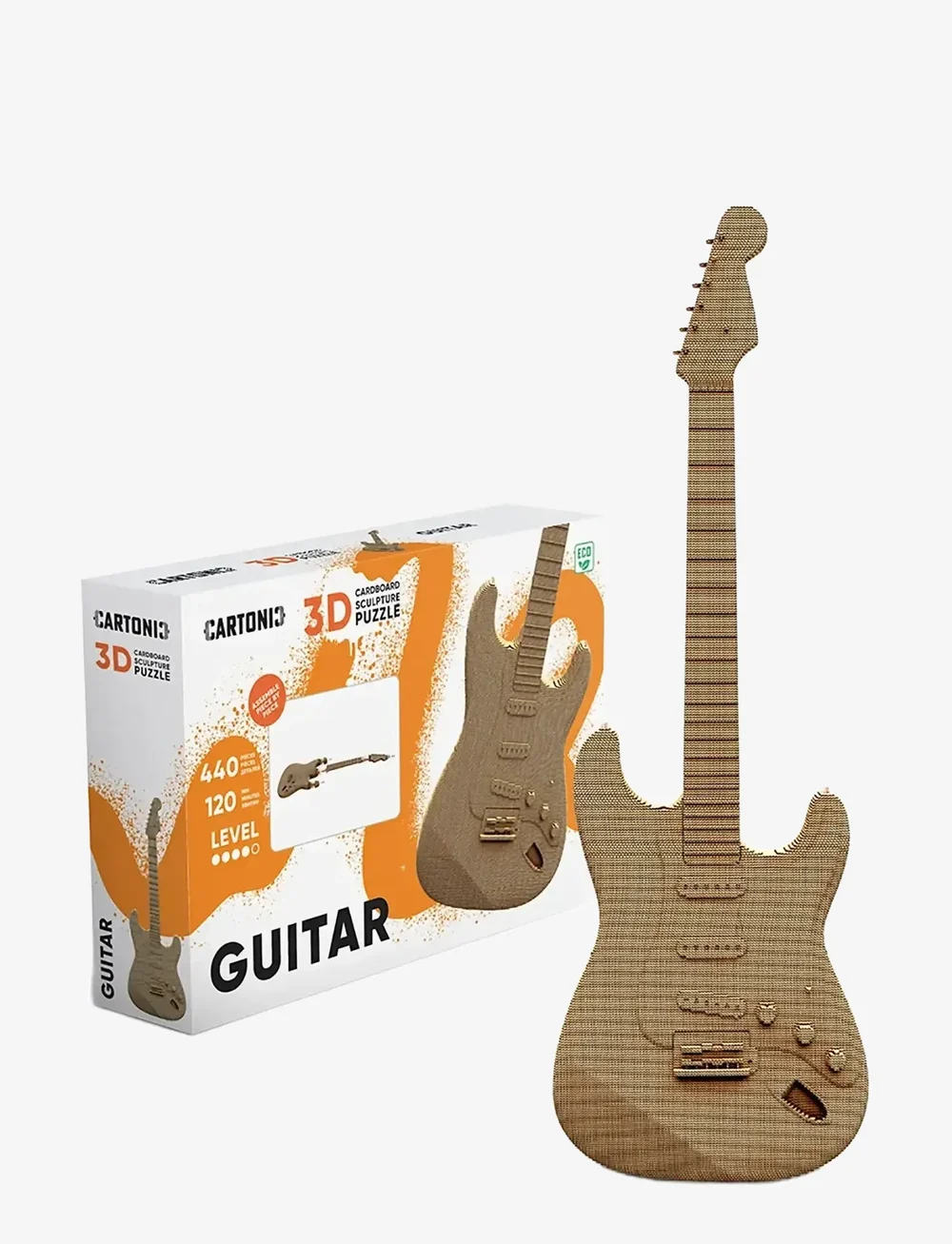 Cartonic - Cartonic 3D Puzzle GUITAR - osta hinna alusel - brown - 0
