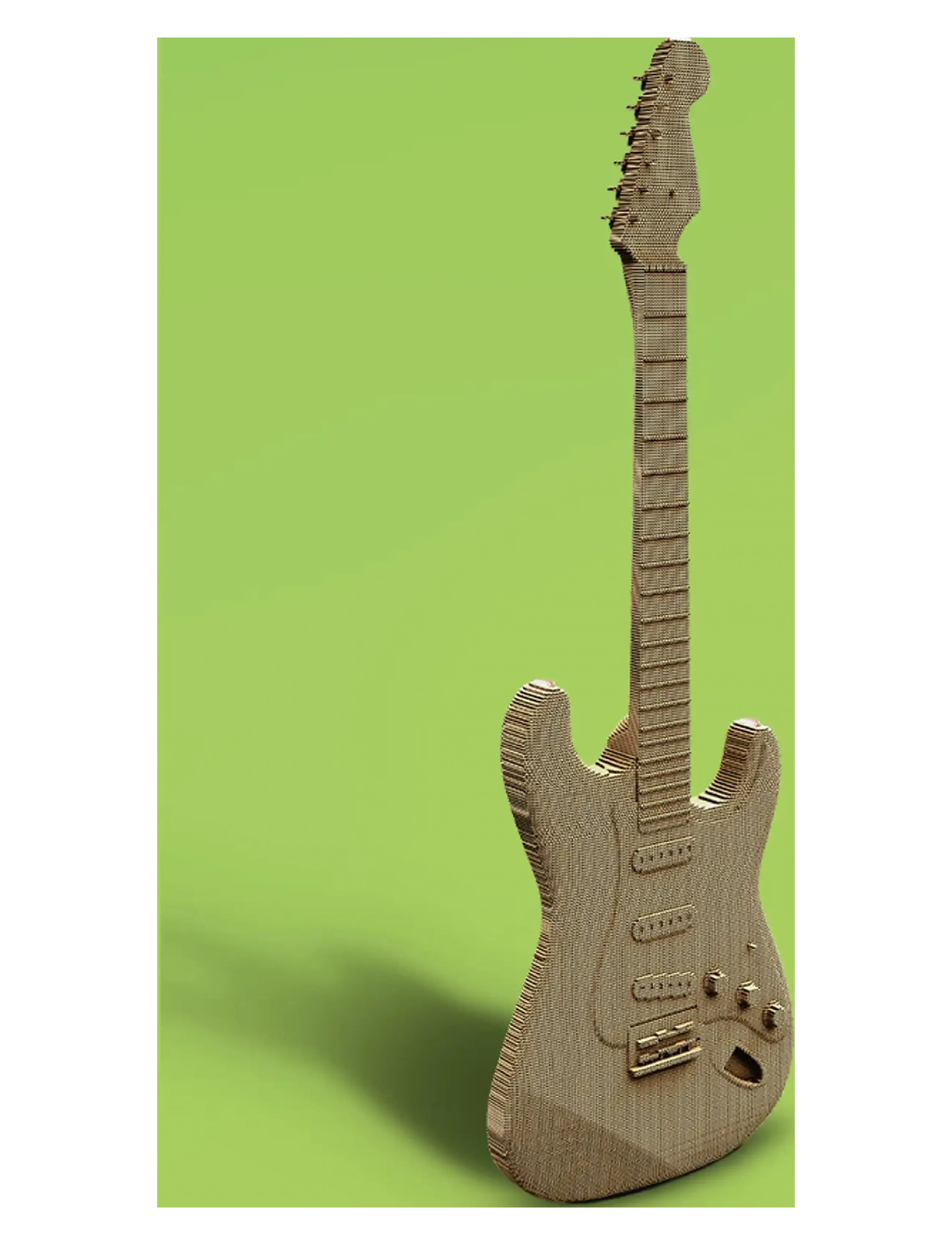 Cartonic - Cartonic 3D Puzzle GUITAR - wooden figures - brown - 1
