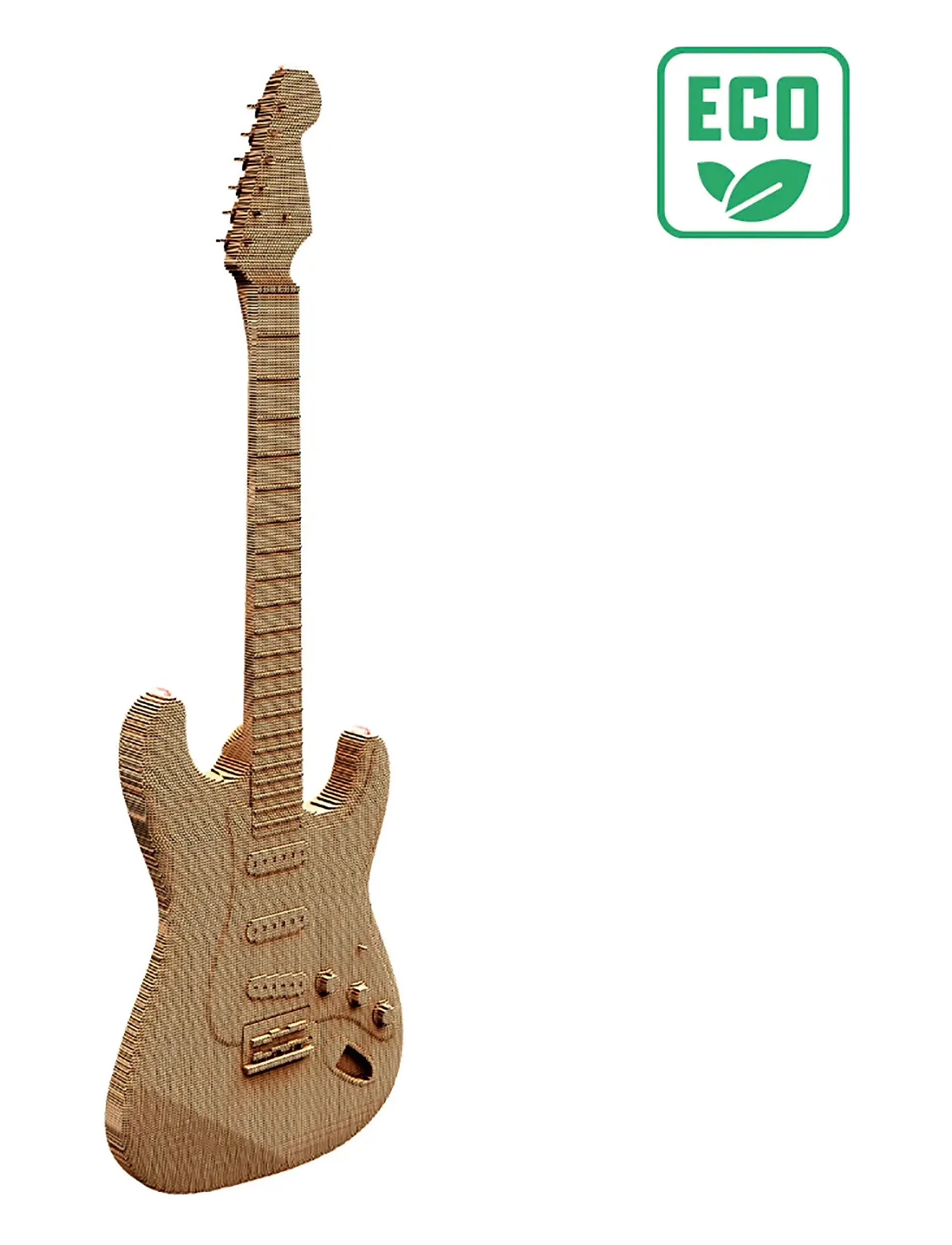 Cartonic - Cartonic 3D Puzzle GUITAR - wooden figures - brown - 4