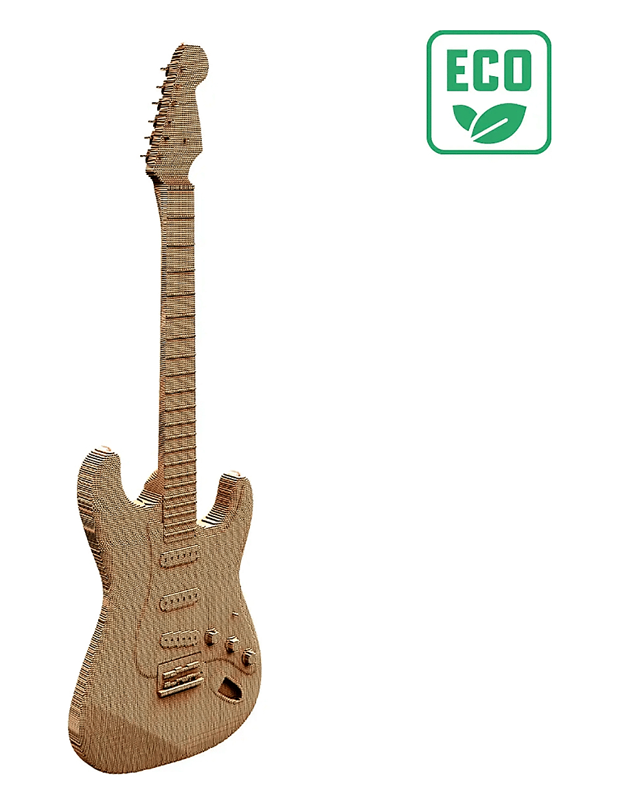 Cartonic - Cartonic 3D Puzzle GUITAR - holzfiguren - brown - 4