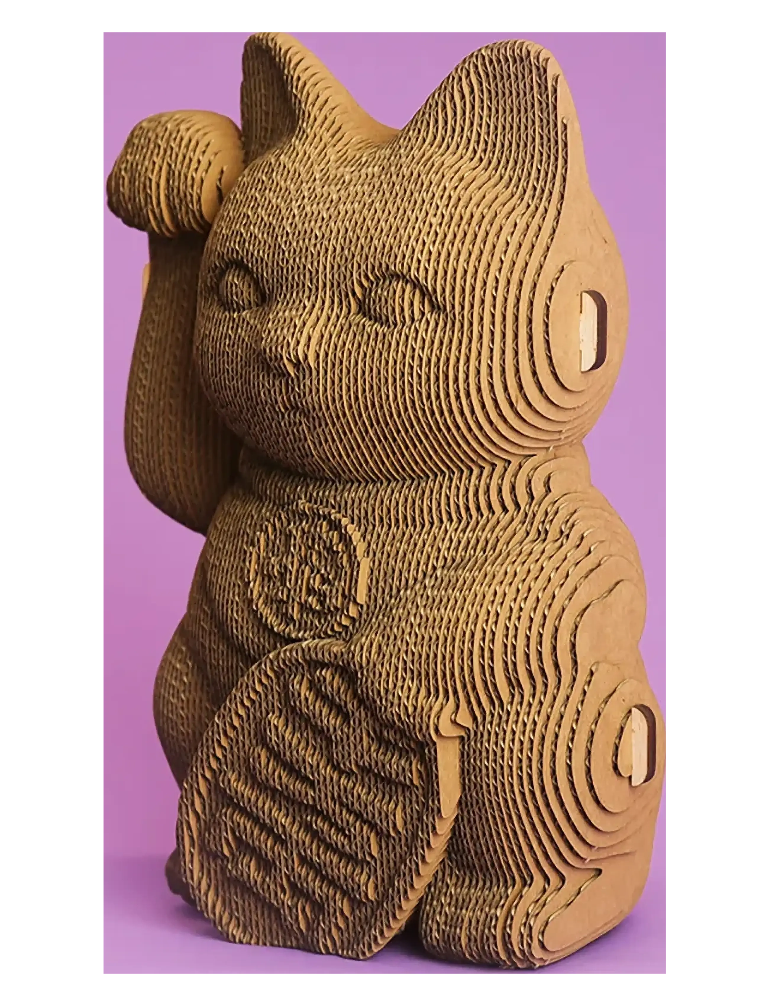 Cartonic - Cartonic 3D Puzzle LUCKY CAT - brown - 2