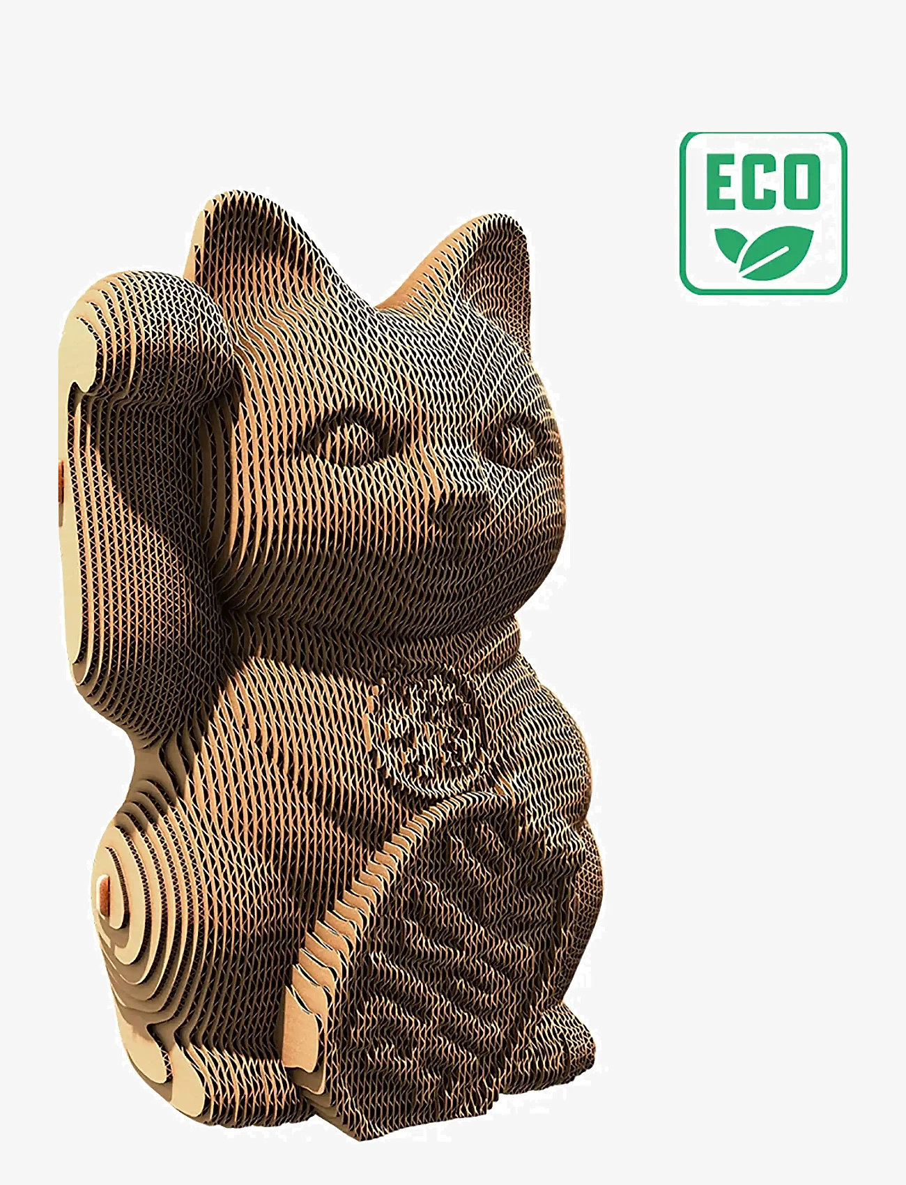 Cartonic - Cartonic 3D palapeli LUCKY CAT - brown - 4