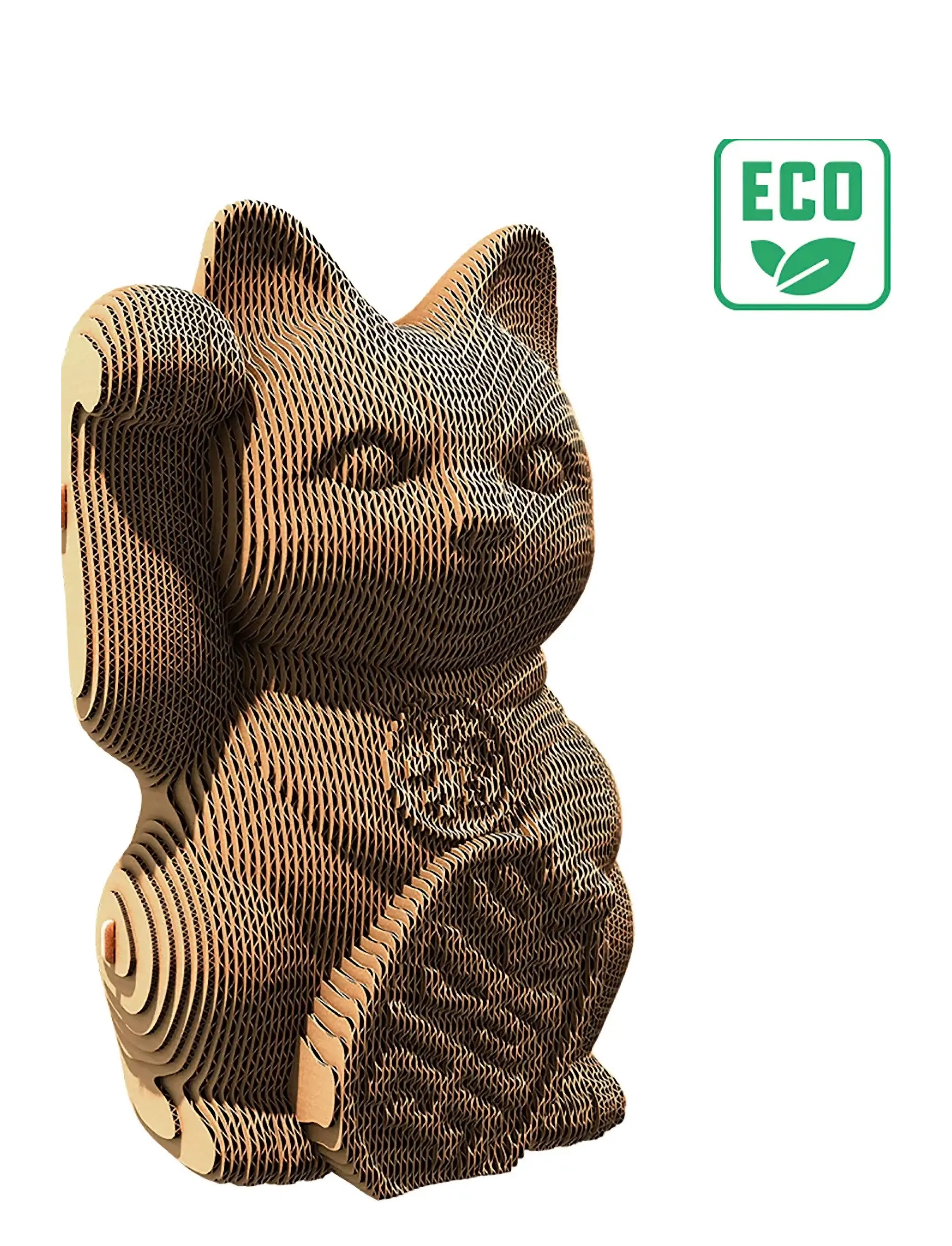 Cartonic - Cartonic 3D Puzzle LUCKY CAT - brown - 4